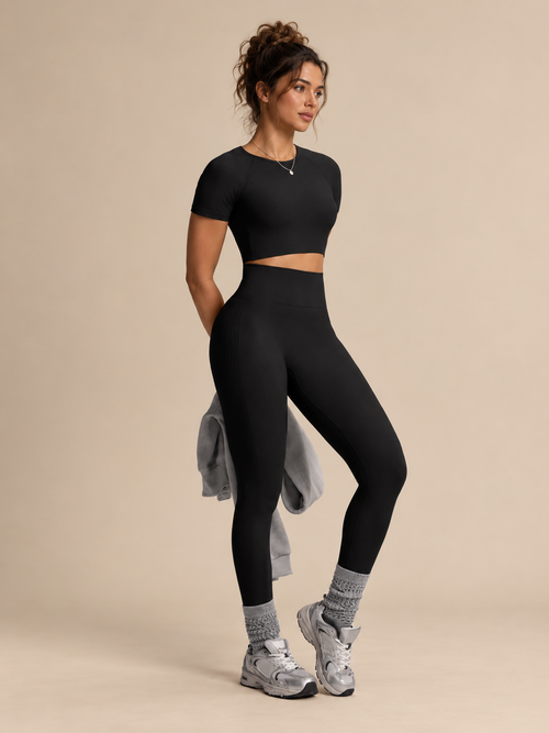 Ensemble Sculpt OZEYA – Legging & crop top