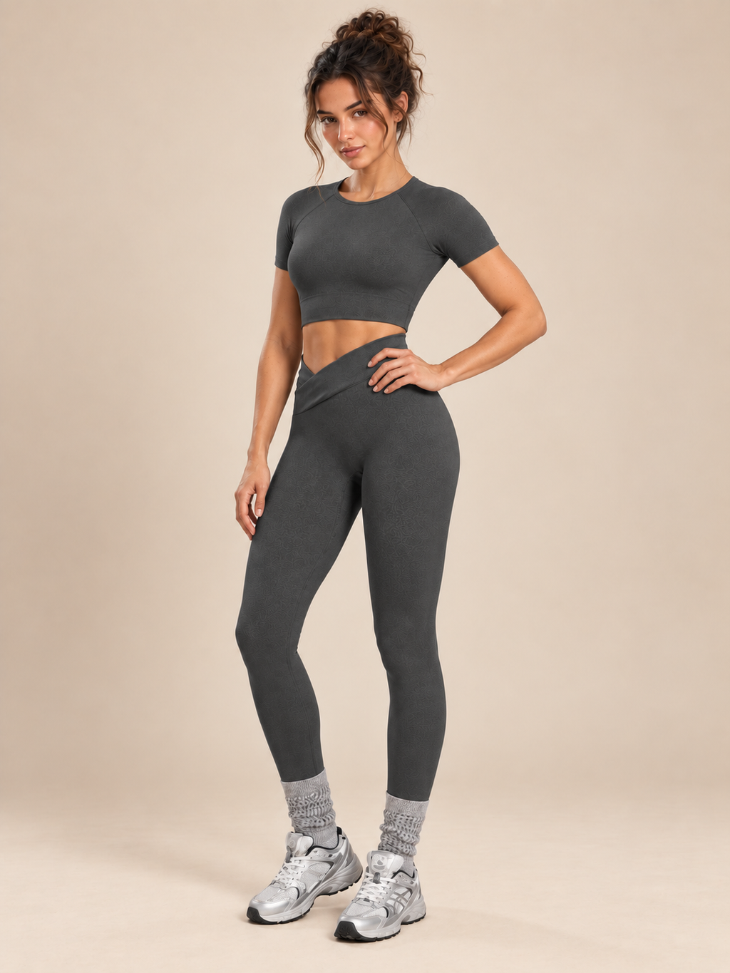 Ensemble Sculpt OZEYA gris anthracite – seconde pose